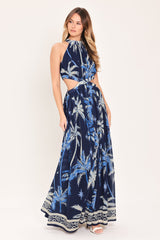 COASTAL STARGAZER WOVEN MAXI DRESS - Flying Tomato - Flyclothing LLC