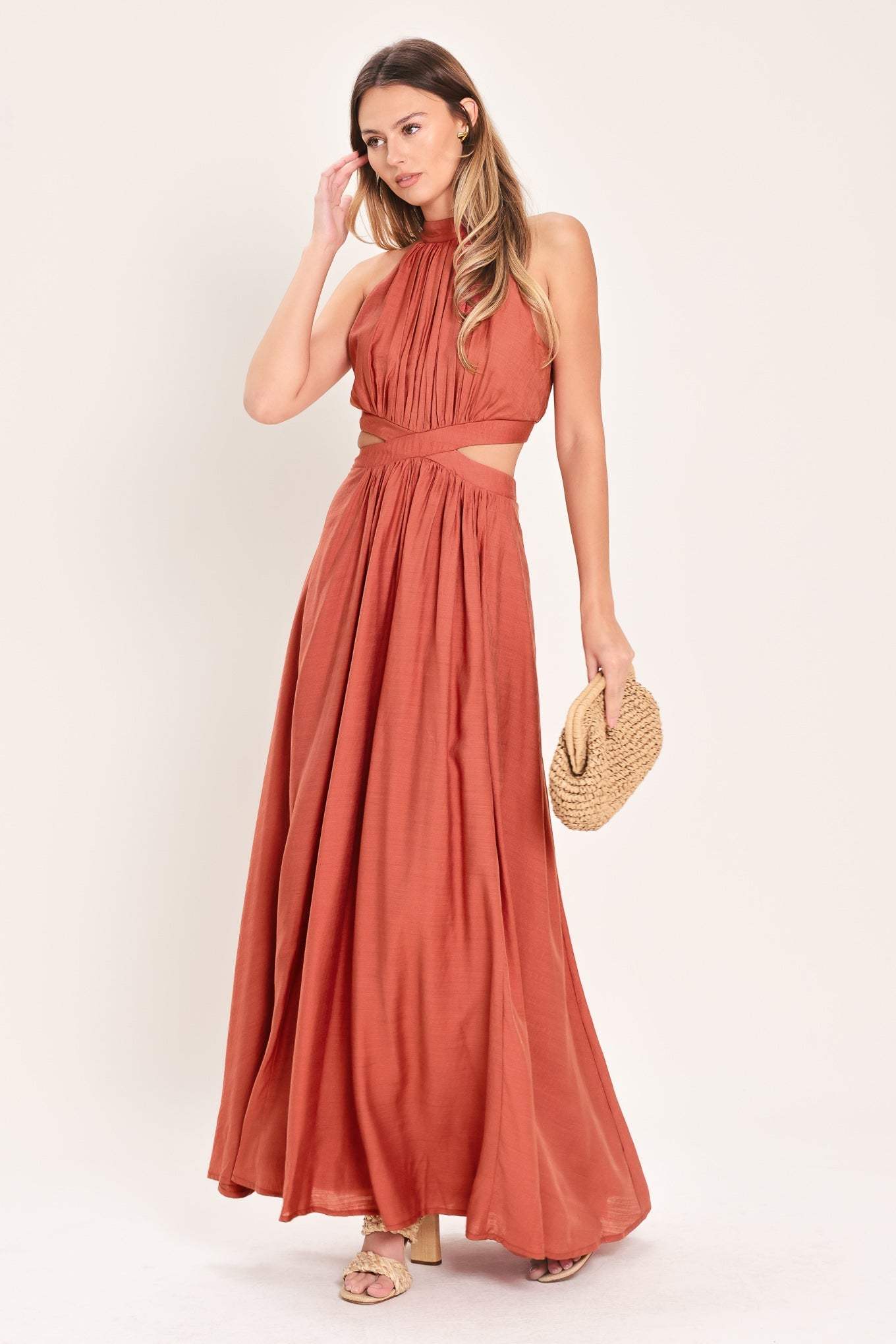 HOT GIRL WOVEN MAXI DRESS - Flying Tomato - Flyclothing LLC