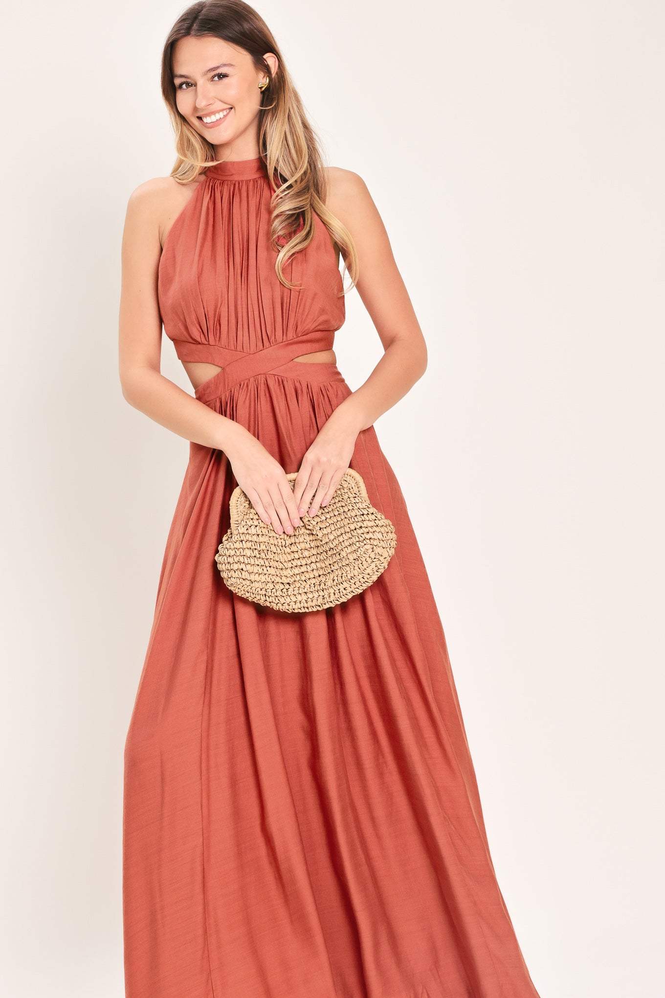 HOT GIRL WOVEN MAXI DRESS - Flying Tomato - Flyclothing LLC