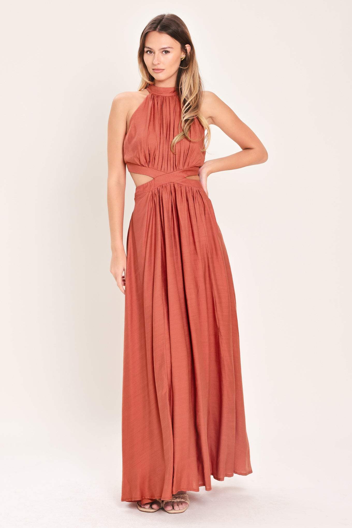 HOT GIRL WOVEN MAXI DRESS - Flying Tomato - Flyclothing LLC