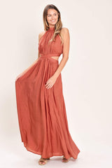 HOT GIRL WOVEN MAXI DRESS - Flying Tomato - Flyclothing LLC