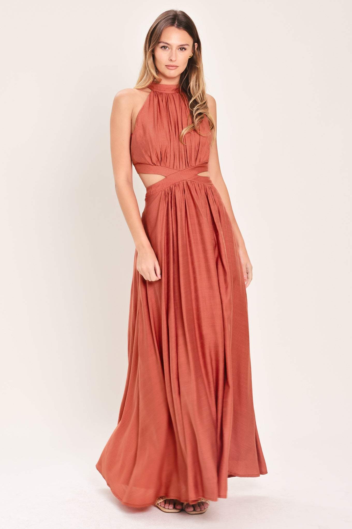 HOT GIRL WOVEN MAXI DRESS - Flying Tomato - Flyclothing LLC