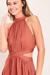 HOT GIRL WOVEN MAXI DRESS - Flying Tomato - Flyclothing LLC