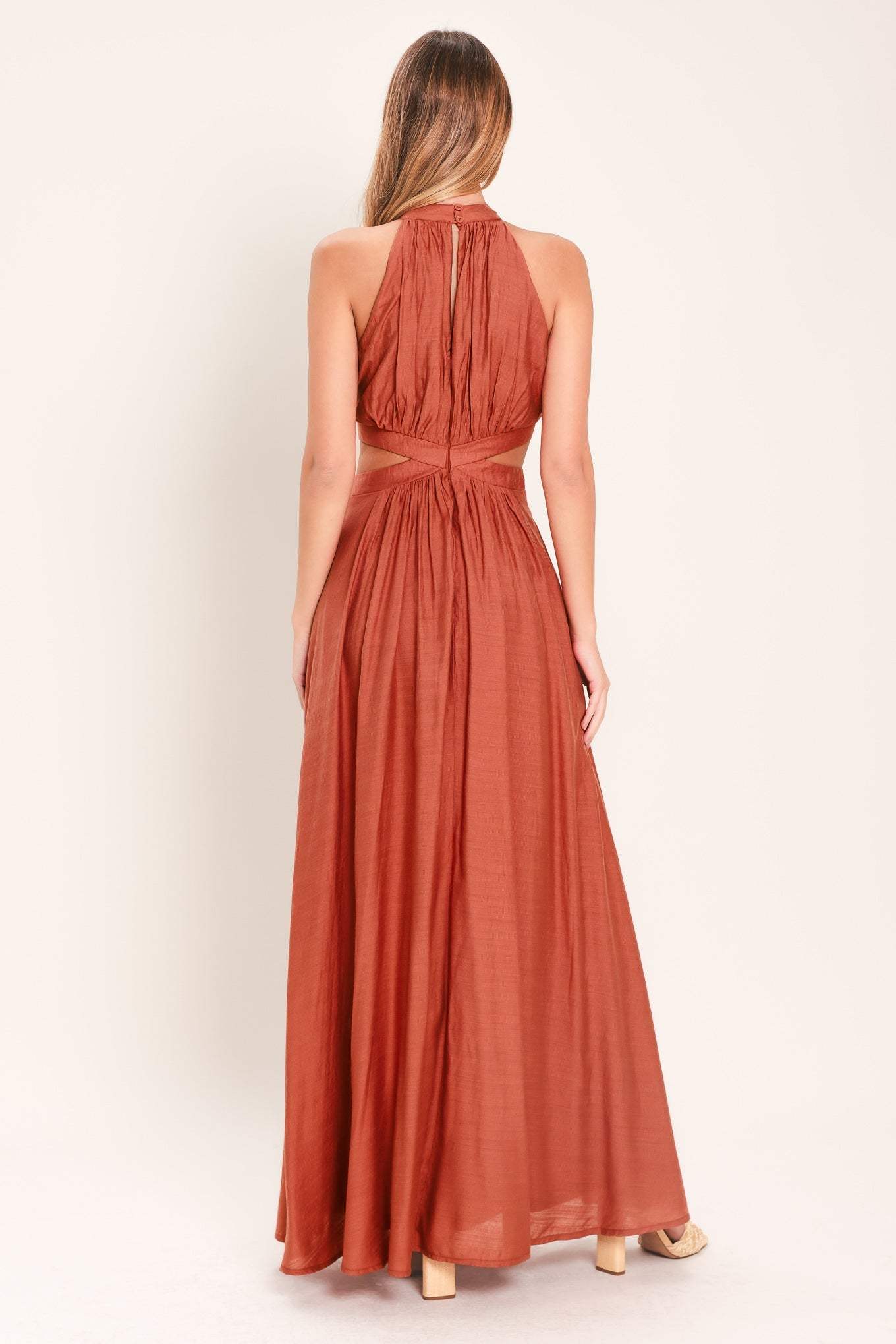 HOT GIRL WOVEN MAXI DRESS - Flying Tomato - Flyclothing LLC
