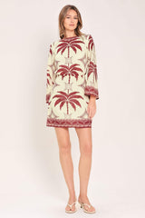 PARADISE FOUND WOVEN MINI DRESS
