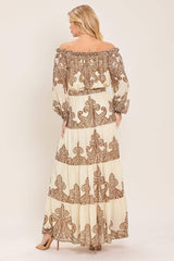 BELLA TERRA WOVEN MAXI DRESS