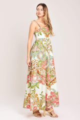 SUMMER OASIS WOVEN ANKLE DRESS - Flying Tomato - Flyclothing LLC