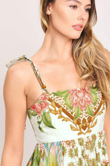SUMMER OASIS WOVEN ANKLE DRESS - Flying Tomato - Flyclothing LLC
