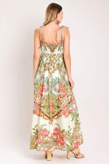 SUMMER OASIS WOVEN ANKLE DRESS - Flying Tomato - Flyclothing LLC