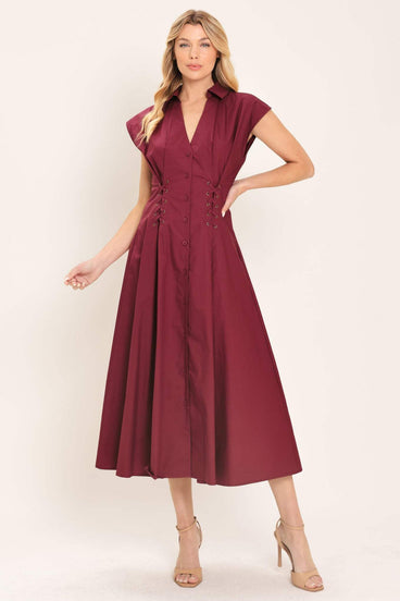 burgundy fly dresses Dresses – Flyclothing LLC