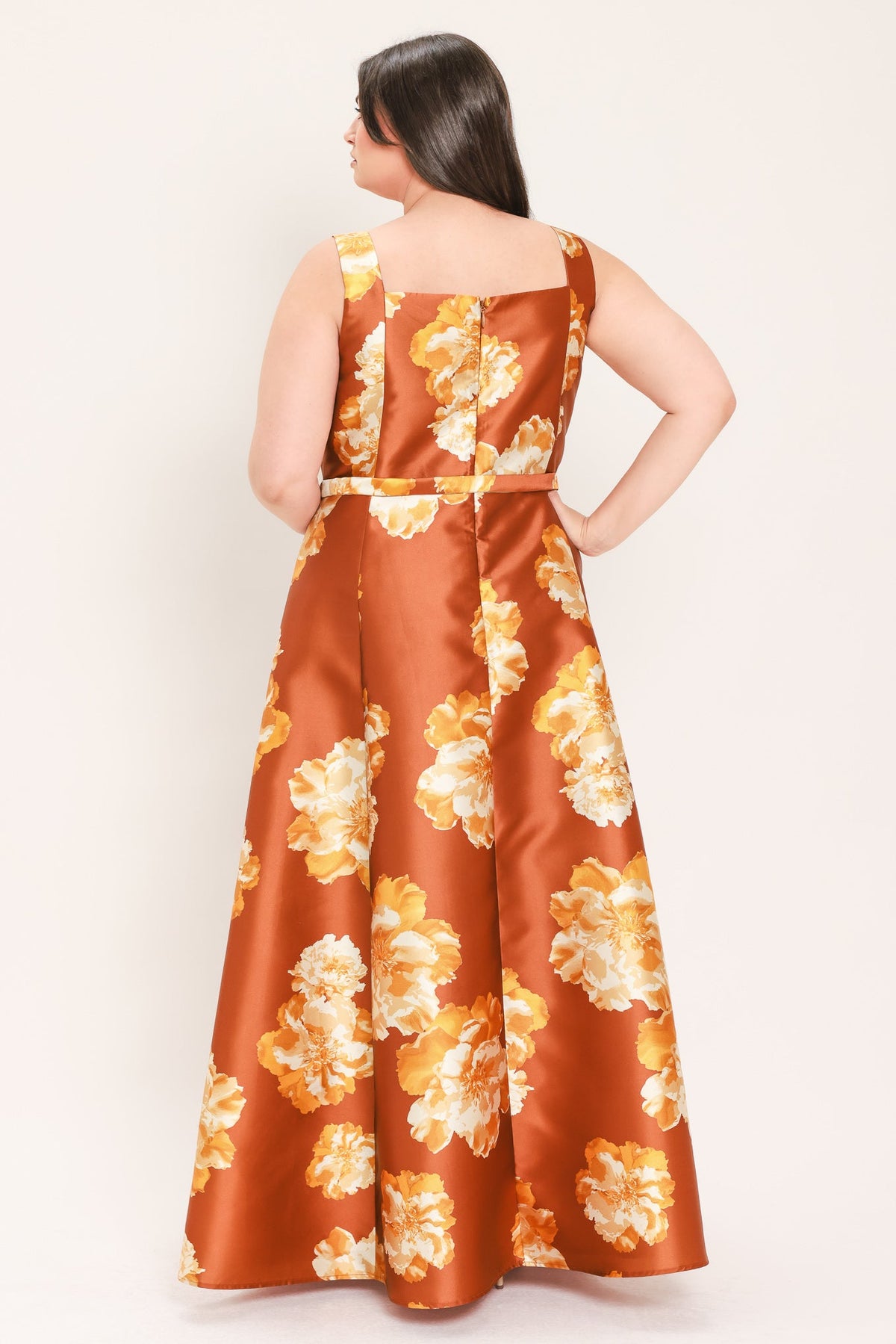 FIRESIDE FLORAL REVERIE WOVEN MAXI DRESS - Flying Tomato - Flyclothing LLC