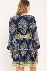 PALACE GARDEN FANTASY WOVEN MINI DRESS