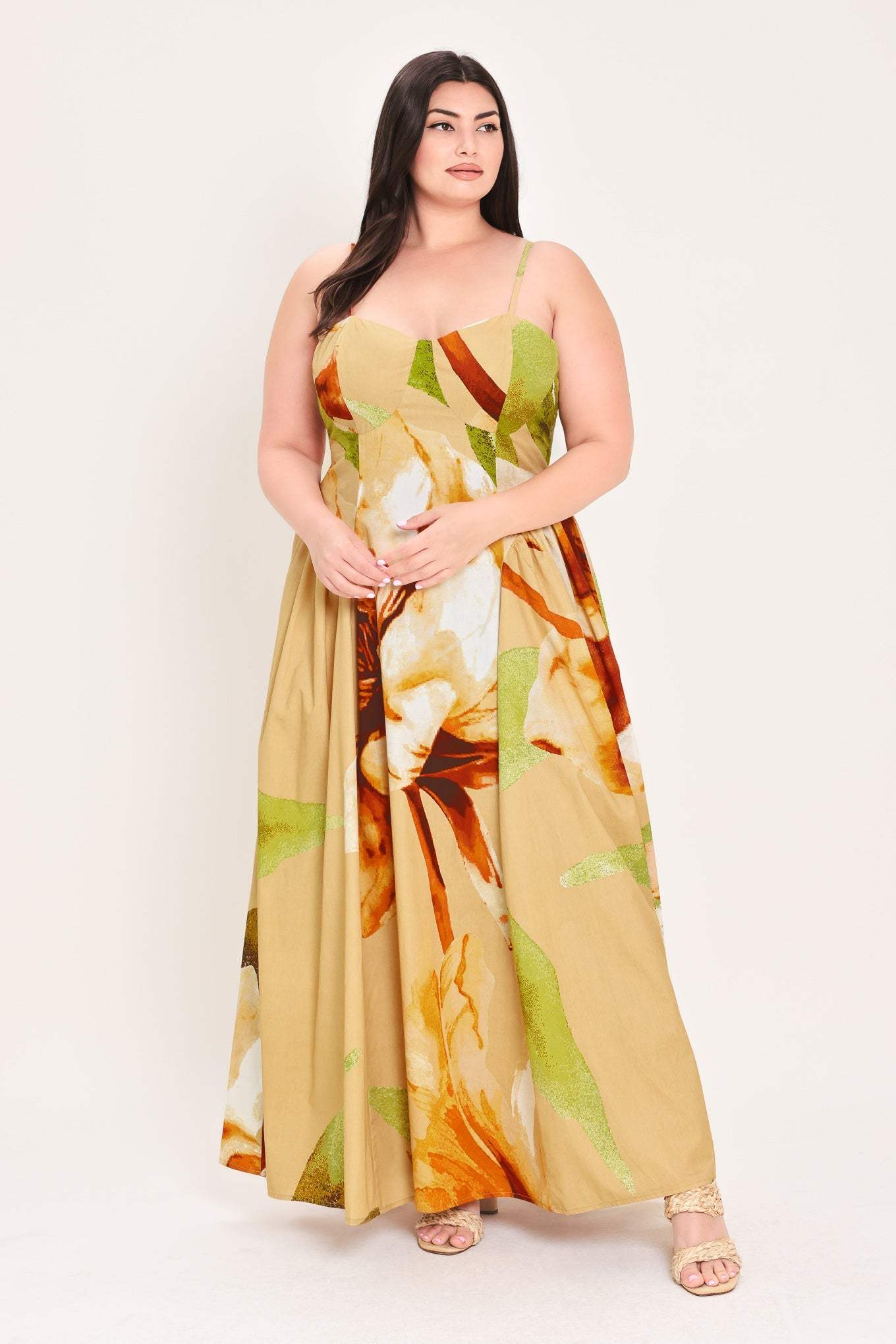 LIMONCELLO GARDEN WOVEN MAXI DRESS