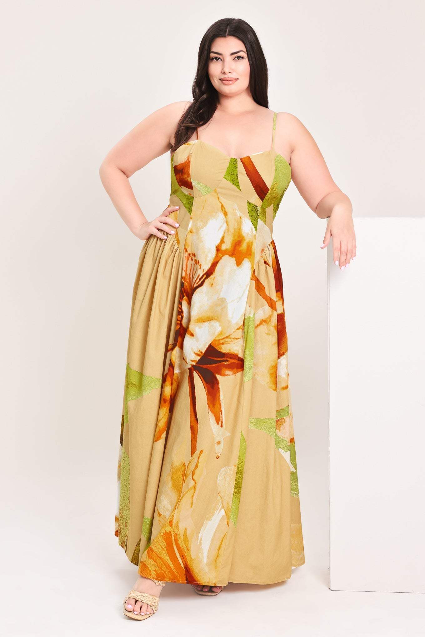 LIMONCELLO GARDEN WOVEN MAXI DRESS