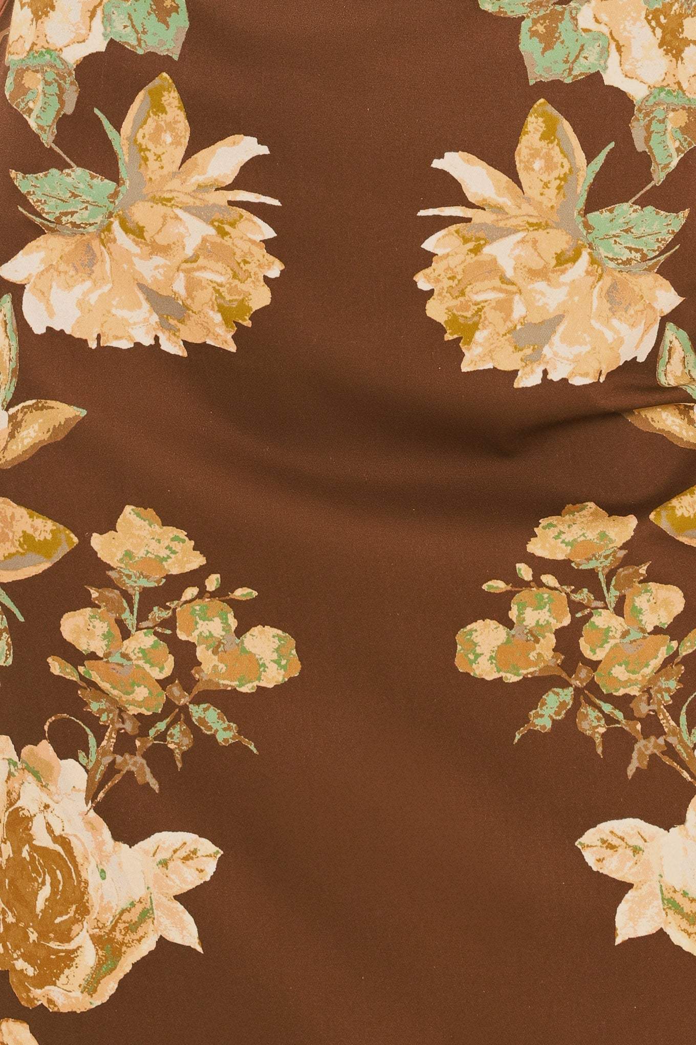SEPIA FLORA SCULPTURE WOVEN MIDI DRESS - Flying Tomato - Flyclothing LLC