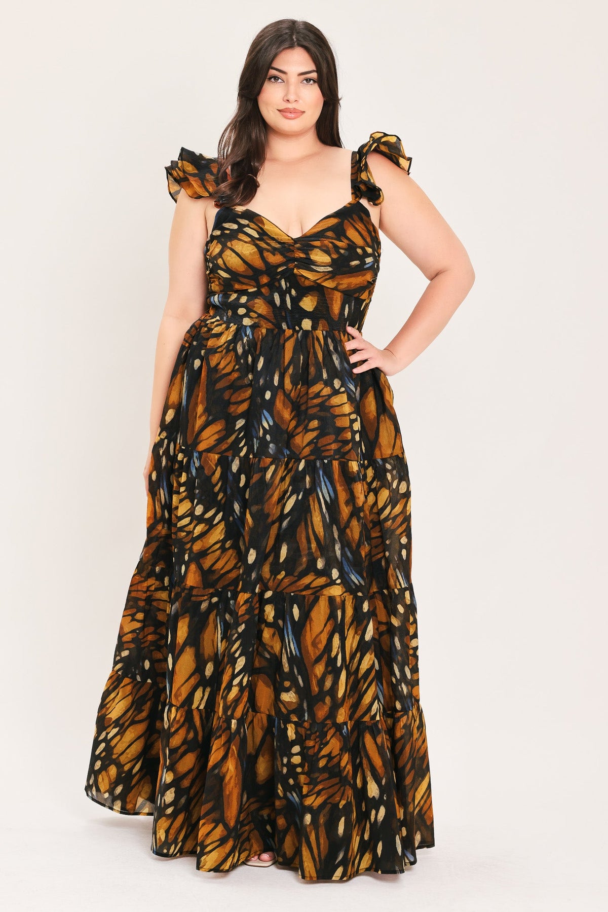 EMBERWING GARDEN GOWN WOVEN MAXI DRESS - Flying Tomato - Flyclothing LLC