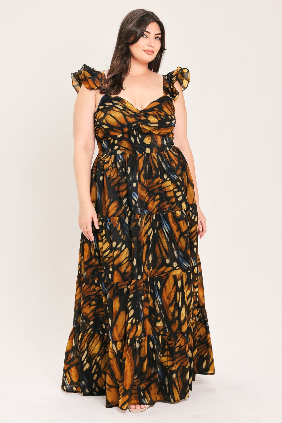 EMBERWING GARDEN GOWN WOVEN MAXI DRESS - Flying Tomato - Flyclothing LLC