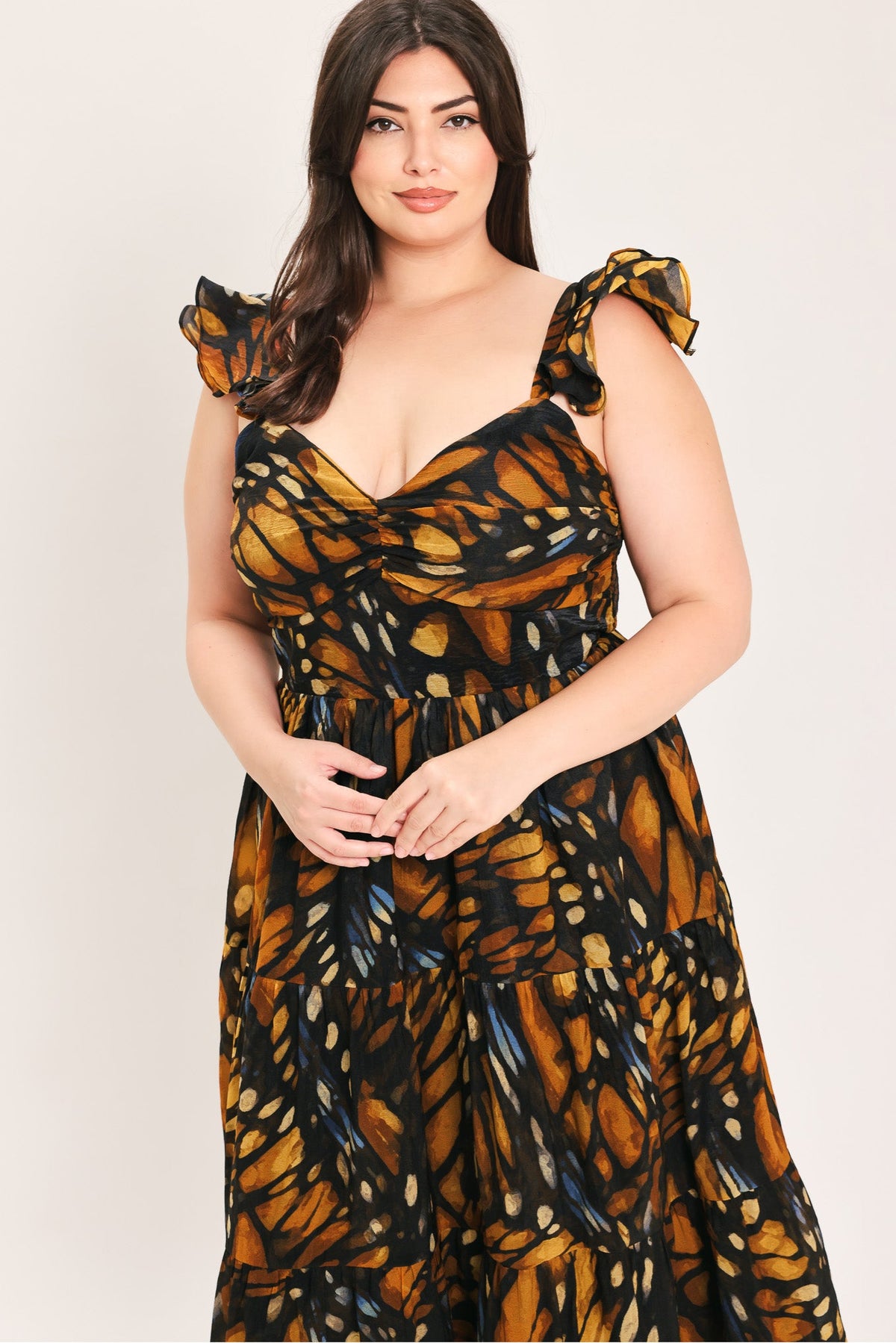 EMBERWING GARDEN GOWN WOVEN MAXI DRESS - Flying Tomato - Flyclothing LLC