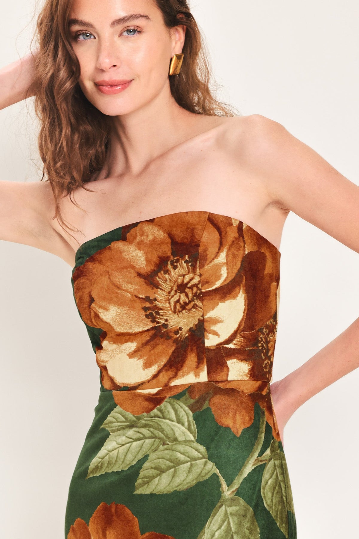 EVERGREEN ENCHANTMENT HUNTER GREEN TUBE MIDI DRESS - Flying Tomato - Flyclothing LLC