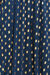 SHIMMERING SKY AFFECTION WOVEN MIDI DRESS