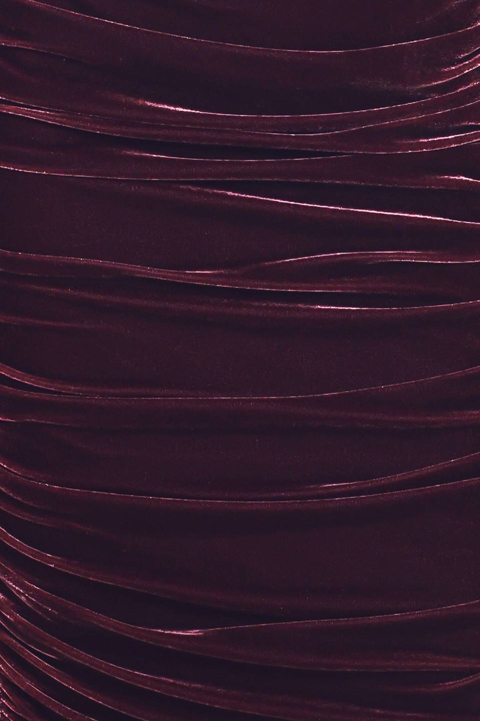 PLUM EMBRACE PLUM VELVET OFF-SHOULDER RUCHED MIDI DRESS - Flying Tomato - Flyclothing LLC