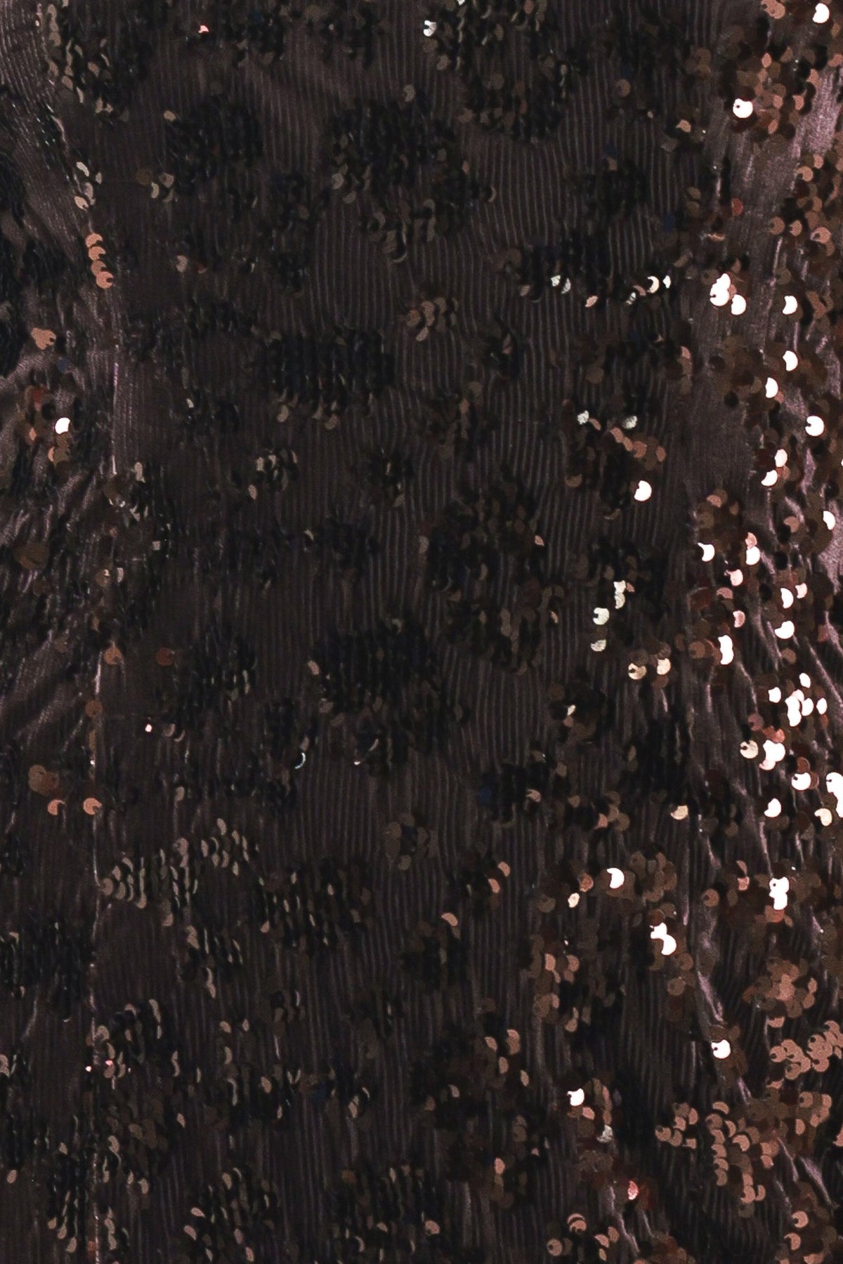 MOCHA SPARK DARK BROWN SEQUIN KNIT MIDI DRESS - Flying Tomato - Flyclothing LLC