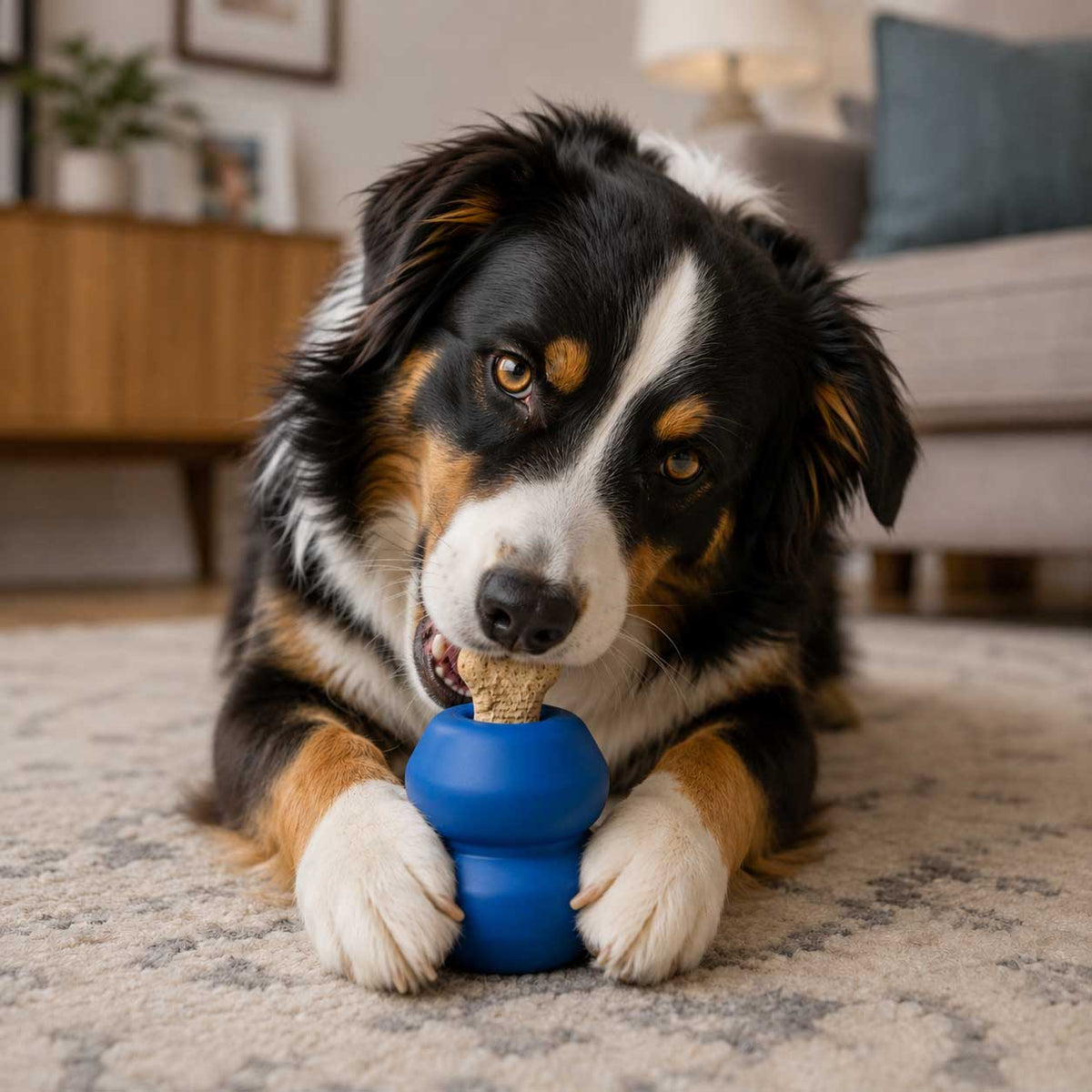 Double Trouble Dog Toy - Dual Chamber Treat Dispenser for Large Dogs | USA Made - SodaPup/True Dogs, LLC - Flyclothing LLC