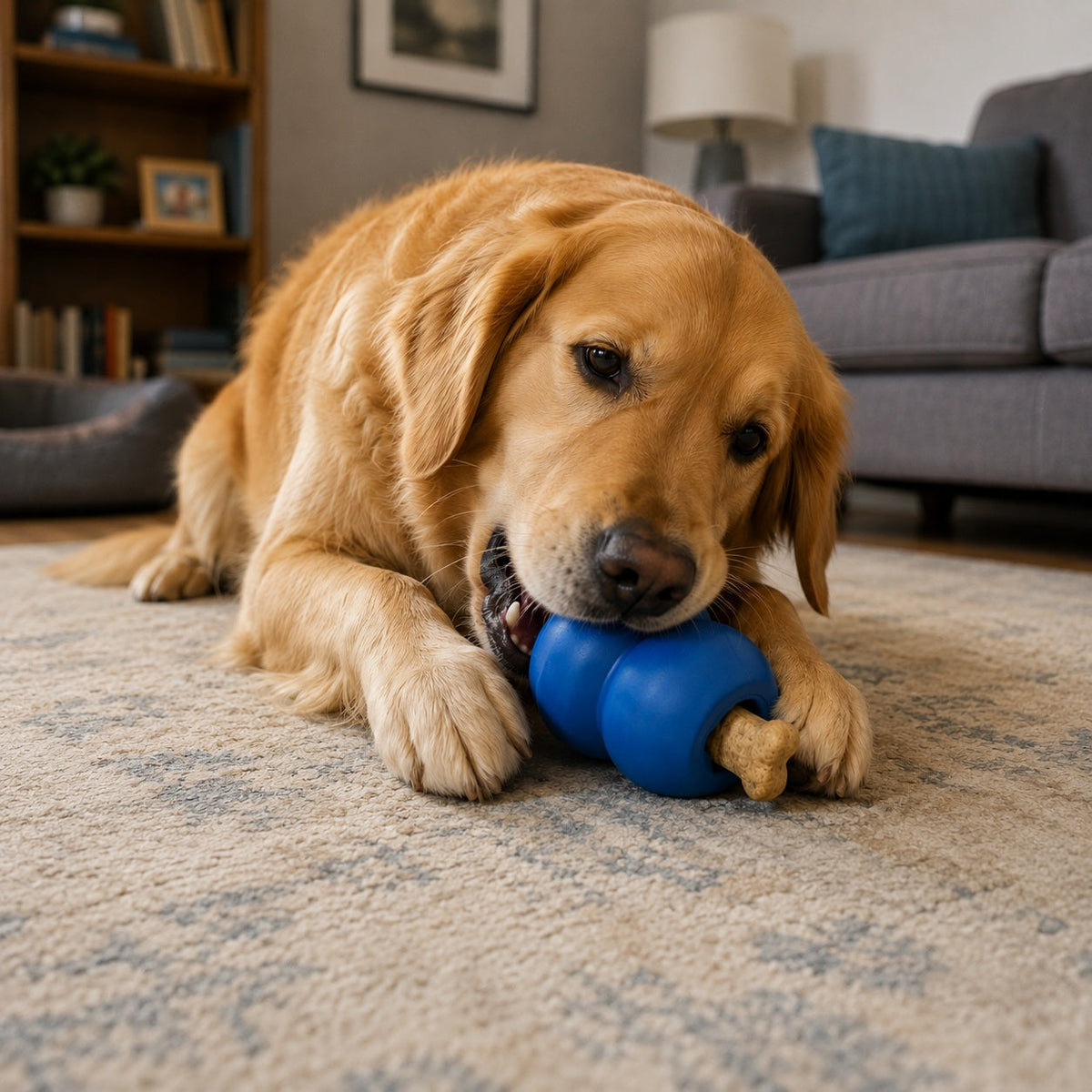 Double Trouble Dog Toy - Dual Chamber Treat Dispenser for Large Dogs | USA Made - SodaPup/True Dogs, LLC - Flyclothing LLC