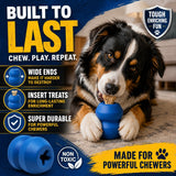 Double Trouble Dog Toy - Dual Chamber Treat Dispenser for Large Dogs | USA Made - SodaPup/True Dogs, LLC - Flyclothing LLC