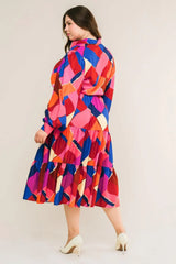 WISE WOMAN WOVEN MIDI DRESS - Flying Tomato - Flyclothing LLC
