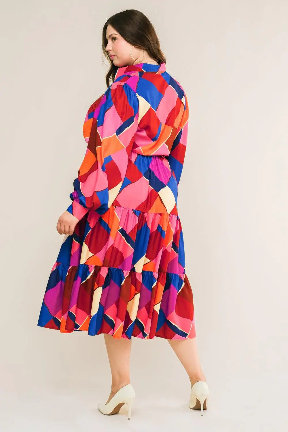 WISE WOMAN WOVEN MIDI DRESS - Flying Tomato - Flyclothing LLC