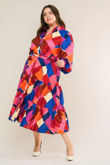 WISE WOMAN WOVEN MIDI DRESS - Flying Tomato - Flyclothing LLC