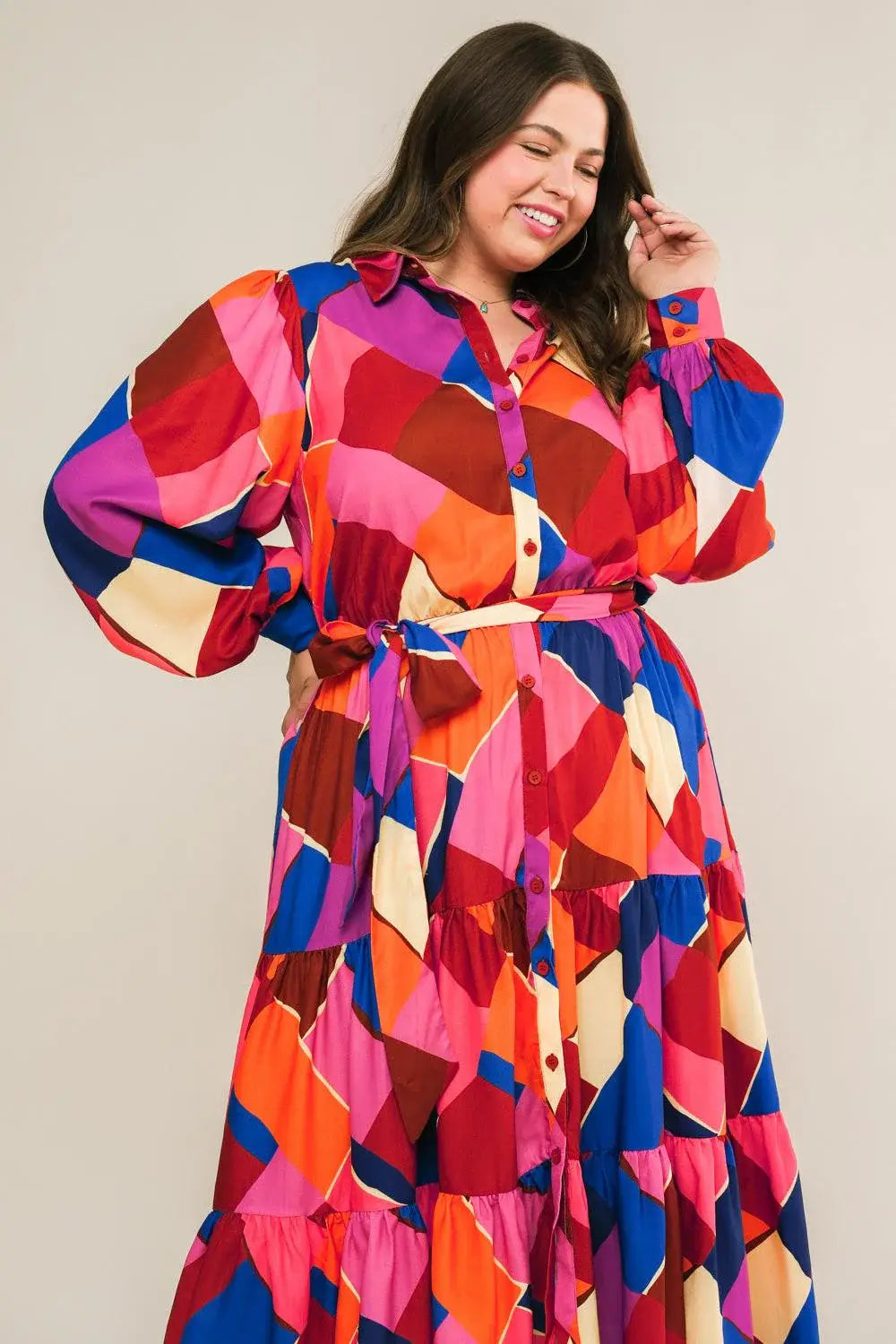 WISE WOMAN WOVEN MIDI DRESS - Flying Tomato - Flyclothing LLC