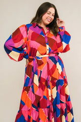 WISE WOMAN WOVEN MIDI DRESS - Flying Tomato - Flyclothing LLC