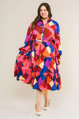 WISE WOMAN WOVEN MIDI DRESS - Flying Tomato - Flyclothing LLC