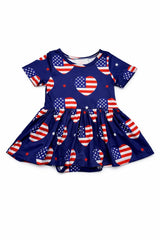 I Heart the USA S/S Twirl Bodysuit - Mila & Rose ® - Flyclothing LLC