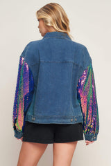 WALKING THE WALK DENIM JACKET - Flying Tomato - Flyclothing LLC