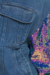 WALKING THE WALK DENIM JACKET - Flying Tomato - Flyclothing LLC
