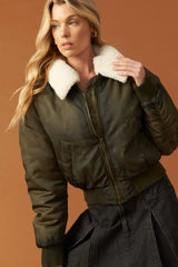 IN A TRANCE WOVEN BOMBER JACKET - Flying Tomato - Flyclothing LLC