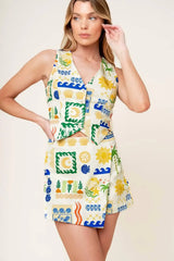 BON VOYAGE WOVEN VEST - Flying Tomato - Flyclothing LLC
