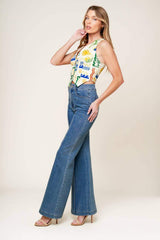 BON VOYAGE WOVEN VEST - Flying Tomato - Flyclothing LLC
