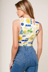 BON VOYAGE WOVEN VEST - Flying Tomato - Flyclothing LLC