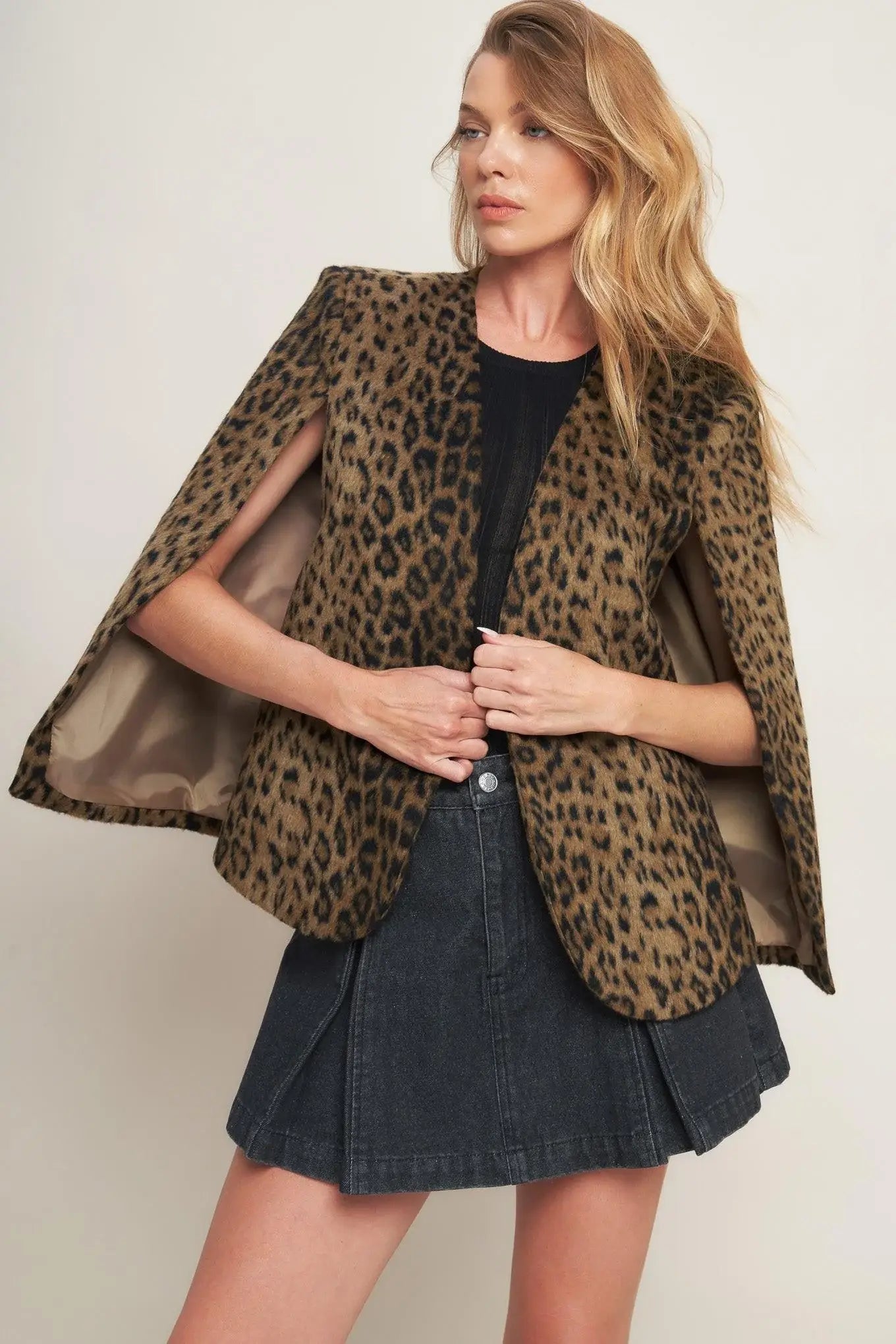 SAVAGE SOPHISTIQUE WOVEN CAPELET - Flying Tomato - Flyclothing LLC