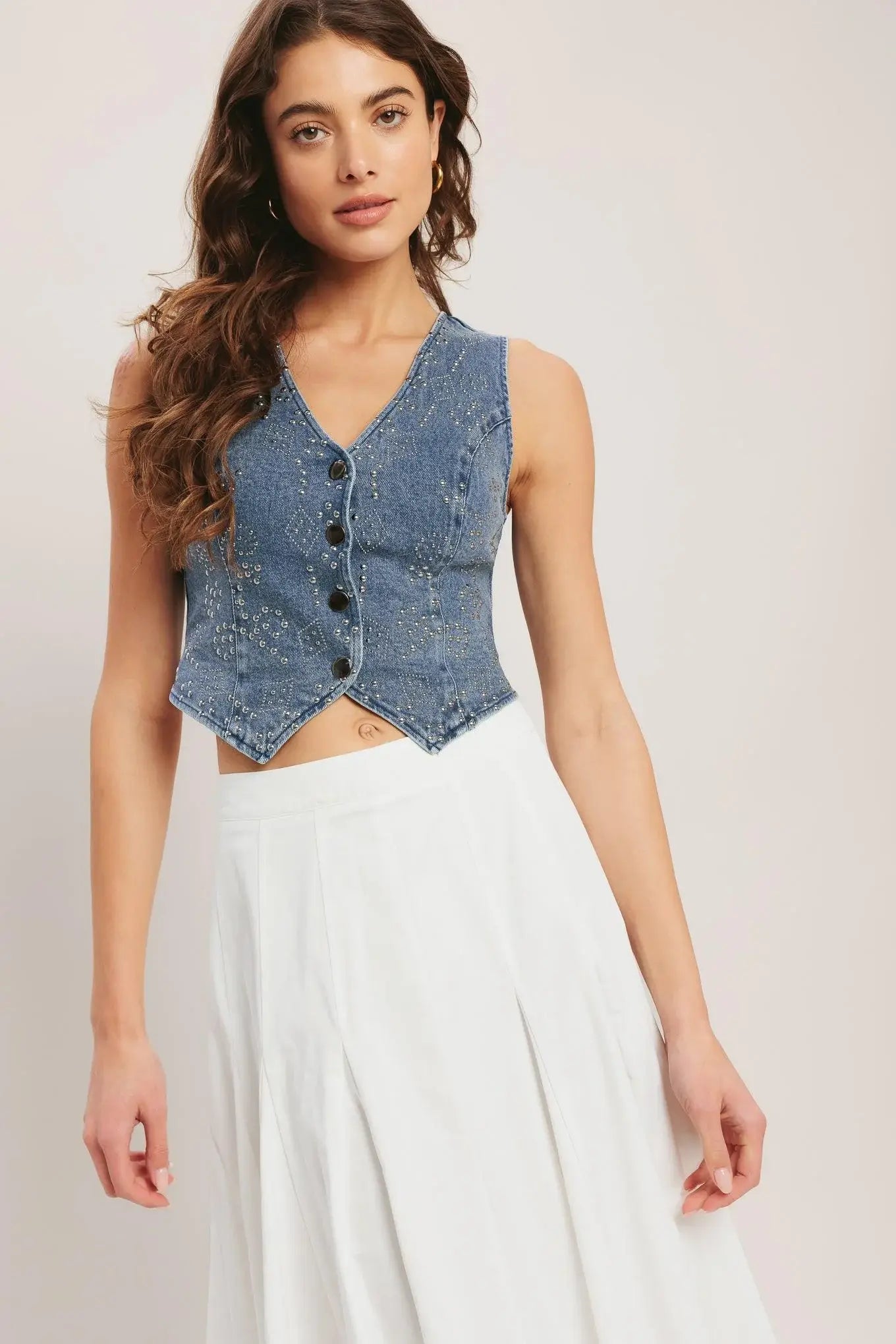 EURO SUMMER DENIM VEST - Flying Tomato - Flyclothing LLC