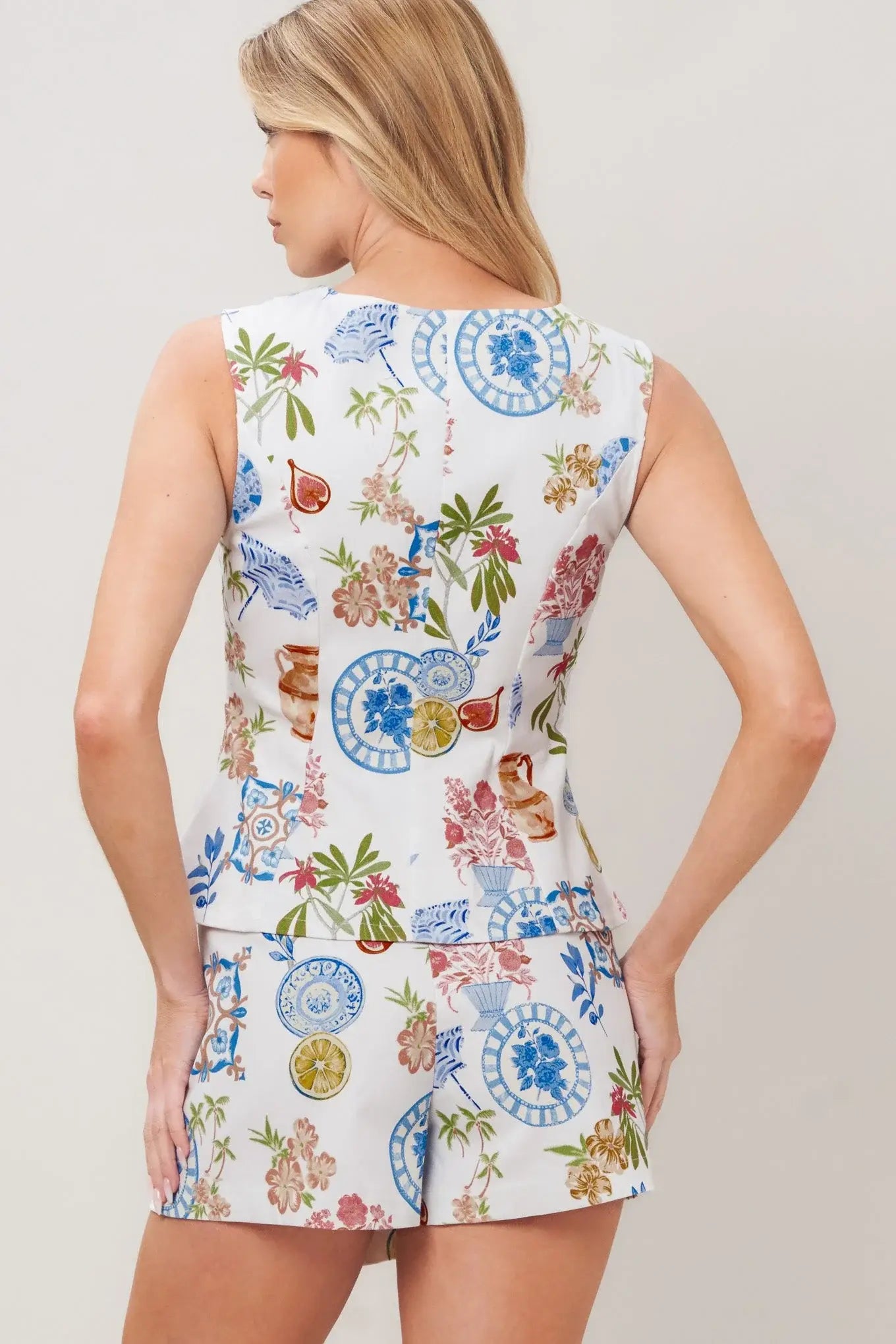 SUMMER ATELIER WOVEN VEST - Flying Tomato - Flyclothing LLC