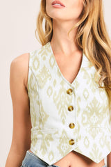 EVERYDAY CHIC WOVEN VEST - Flying Tomato - Flyclothing LLC