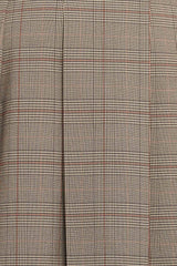 BRITISH TRACE WOVEN MIDI SKIRT - Flying Tomato - Flyclothing LLC