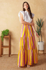 LIGHT UP MY LIFE POPLIN MAXI SKIRT - Flying Tomato - Flyclothing LLC
