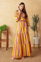 LIGHT UP MY LIFE POPLIN MAXI SKIRT - Flying Tomato - Flyclothing LLC