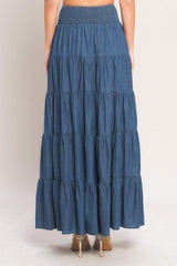 SUMMER SIMPLICITY LIGHTWEIGHT MAXI SKIRT - Flying Tomato - Flyclothing LLC